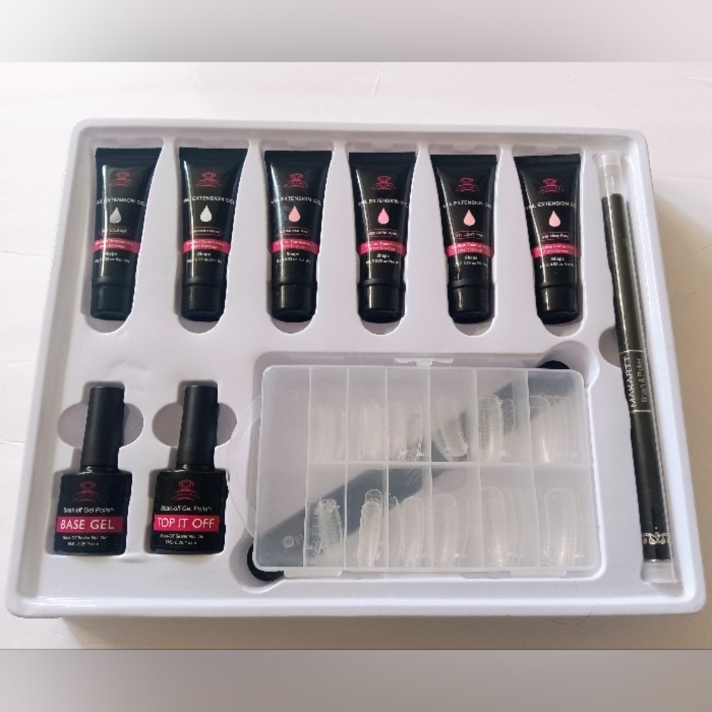 Makartt Poly Nail Extension Nail Builder Gel  Kit